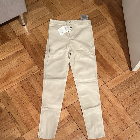 NWT Zara Leather Pants - Picture 1 of 2